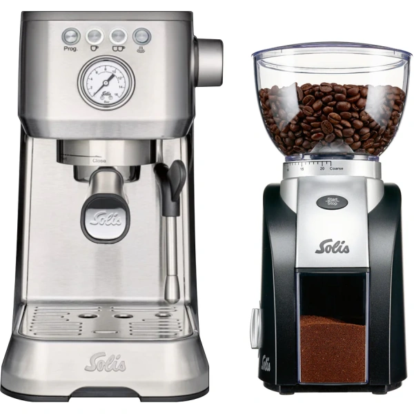 Solis Barista Perfetta Plus Coffee Machine & Scala Plus Grinder